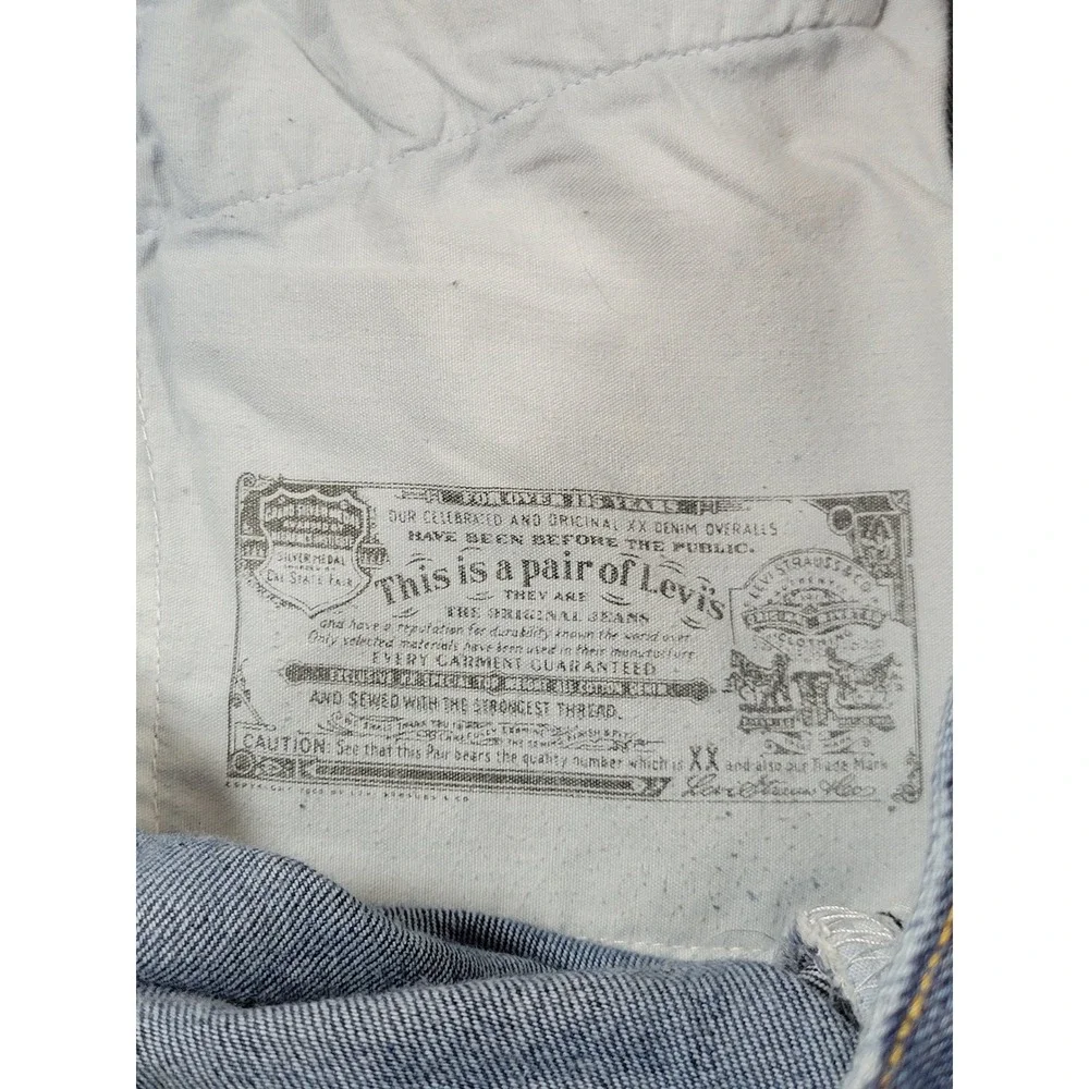 Vintage Levi's 501 Jeans Mens 36x36 Blue Excellent Straight Leg Button Fly Denim